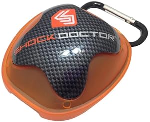 Shock Doctor Youth Anti-Microbial Mouthguard Case, Orange