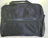 2007 - Calvin Klein - Travel / Computer Soft Briefcase - 3 Outside Pockets - 1 Inside - Black - 100% Polyester - New
