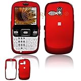 Samsung R350/351 Cell Phone Rubber Feel Red Protective Case Faceplate Cover ....