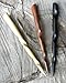 JWL (3) Different (1) Rosewood (1) Ebony & (1) Yellow Teak Conical Six (6) Inch Hair Sticks Picks Pic Pin Fork - Hawaiian Style