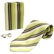 Microfiber X-Long Tie, Hanky, and Cufflink Set