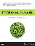 Statistical Analysis: Microsoft Excel 2010