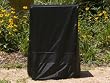 Square Smoker Cover : 22 x 22 x 36 Black