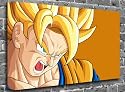Dragon Ball Z - Goku Animated Comic Canvas Art Canvas Print Picture print Size: (24" x 16")