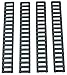 C-Pioneer Ladder Rail Cover 17 slot Handguard Weaver Picatinny Heat Resistant Pack of 4PC