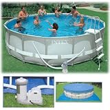 Outdoor Living : 16' x 48'' Ultra Frame Pool Set
