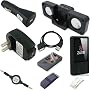 Ultimate Premium Accessory Bundle Combo for Microsoft Zune 80GB / 120GB Series MP3 Player: Black Silicone Skin Case Cover, USB 2in1 Data Sync Cable, USB Car Charger, USB Wall / Travel / AC Adapter Charger, 3.5mm Auxillary Retractable Cable, Belt Clip, Armband, Portable Foldable Speaker Dock, and a Screen Protector