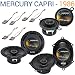 Mercury Capri 1986-1986 Factory Speaker Replacement Harmony Upgrade Package New RS.16649.00