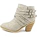 Brinley Co. Womens Ankle Multi Strap Boots
