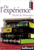 De l'exp�rience, chapitre 13 du livre III des essais