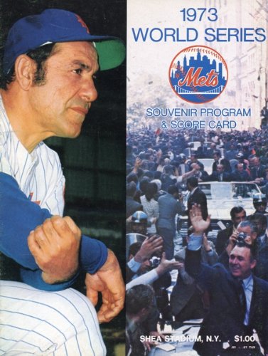 World Series Unsigned 1973 New York Mets Baseball Program