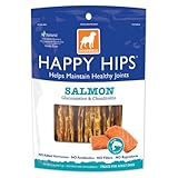 Dogswell Happy Hips Treats for Dogs, Salmon, 5-Ounce Package