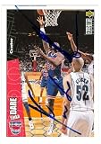 Yinka Dare Autographed/Hand Signed Basketball Card (New Jersey Nets) 1996 Upper Deck #98