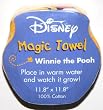 Disney Magic Towel, Winnie the Pooh, 11.8 Inches X 11.8 Inches (1 Each)