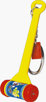 Basic Fun Fisher-Price Keychains Assortment I: Melody Push Chime Or Corn Popper