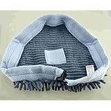 Ultra Absorbant Heavy Duty Deluxe Coral Microfiber Pads compatible with T1 H20 H2O Steamboy Mop (Set of 4)