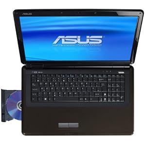 Asus X70AF-TY010V 43,9 cm (17,3 Zoll) Notebook (AMD Athlon X2 M320 2.1GHz, 4GB RAM, 320GB HDD, ATI HD 5145, DVD, Win 7 HP)