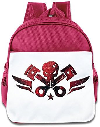 Lovbaeg Engine Skull Tools Together School Bag Pink One Size