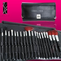 Fr�ulein 3�8� 20teilig Kosmetik Schmink Make-up Pinsel Brush mit schwarz Etui Set