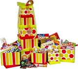 Super Mega Nostalgic Candy Tower Gift Basket