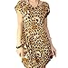Bibigirl Women's Cape Sleeve Shift Dress Loose Floral Cotton Blends Tee Tops