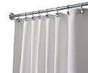 InterDesign Riso Stall Shower Curtain, White