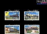 Briefmarken f�r Sammler: Dschibuti 237-240 gestempelt 1979 Eisenbahn Dschibuti-A. Abeba