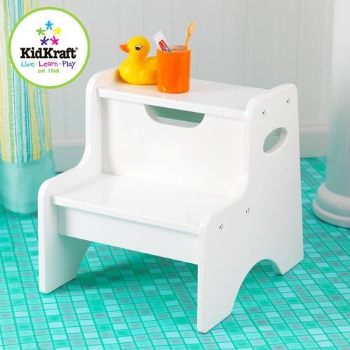 KidKraft - Two-Step Stool, White