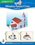 California Mission Santa Cruz 10" x 13" Paper Model (California Missions)