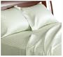 Divatex  260-Thread-Count 100% Cotton Stripe King Sheet Set with Bonus Standard Pillowcases, Sage