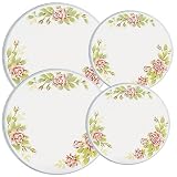 Corelle Coordinates Elegant Rose Economy Burner Covers, Set of 4