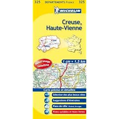 Creuse, Haute-Vienne : 1/150 000