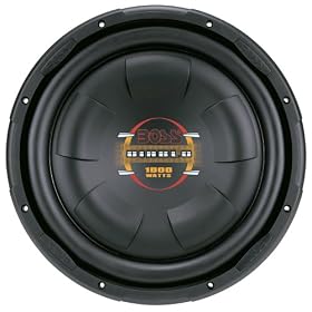 Boss Audio D12F 12-Inch 4-Ohm Diablo Flat Subwoofer - Single (Black)