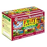 Celestial Seasonings Fruit Tea Sampler, Variety Pack of 5 Flavors, Tea Bags, 20-Count Boxes (Pack of 6)