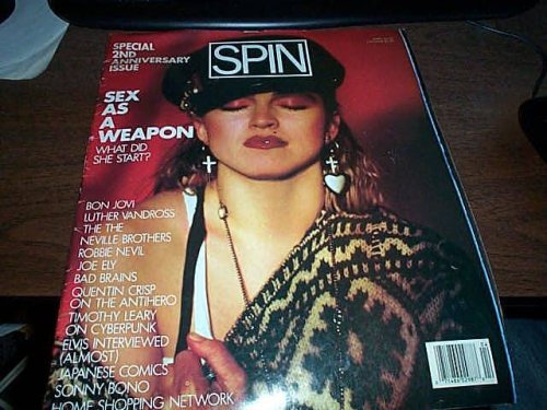 SPIN Magazine April 1987 Madonna cover, Bon Jovi