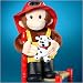 Russ Berrie 12-Inch Curious George Fireman