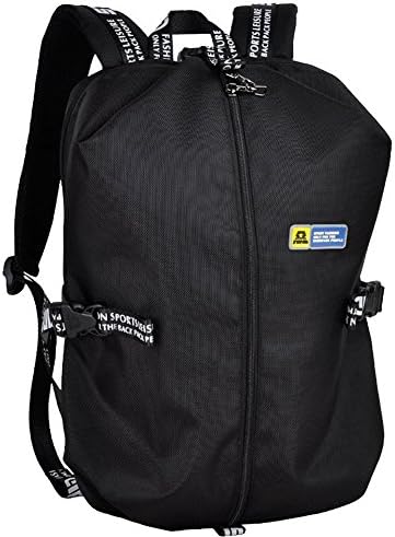 Kuprine Stylish School Slim Laptop Backpack Student College Book Bag Hiking Travel Knapsack Backpack Rucksack 15.6 Inch Computer Backpack for Women Men Black