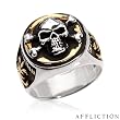 AFFLICTION Wonderful Gentlemens Ring Beautifully Crafted in 925 Sterling silver. Total item weight 24.5g - Size 11 (Size 12)