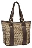 Fendi Brown Zucchino Shopping Tote 8BH161-TN9-F0LK9