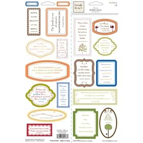 Fiskars Heidi Grace Designs Clear Stickers We Are Family Phrases