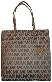Sale michael michael kors handbags-Women's Michael Kors Purse Handbag Tote Beige/Ebony/Bronze On Sale