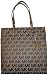 Women's Michael Kors Purse Handbag Tote Beige/Ebony/Bronze