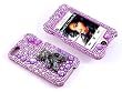 Smile Case 3D Teddy Bear Bling Rhinestone Crysal Jeweled Snap on Full Cover Case for iPod Touch 2G 3G iTouch (it3-3D Bear)