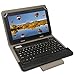Tabsuit 10.1'' Keyboard Case - Ultra Slim SmartShell Stand Cover with Magnetically Detachable Wireless Bluetooth Keyboard for Dragon Touch 10.1 inch Tablet and more 10.1'' / 9.7'' Tablet