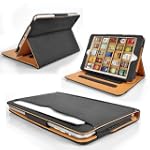Black & Tan Leather Wallet Flip Case...