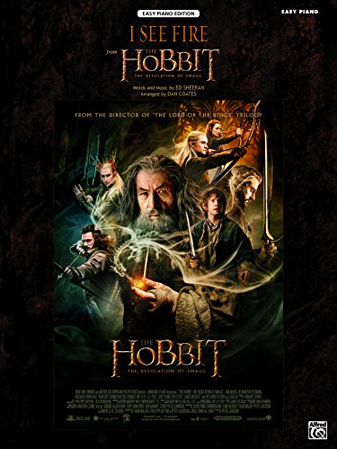 I See Fire (from <i>The Hobbit: The Desolation of Smaug</i>): Easy Piano Solo (Piano)