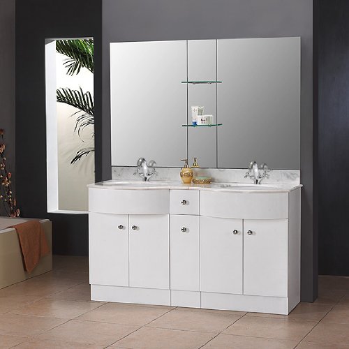 EuroDesign 58 Double Sink Finish: White