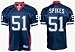 Takeo Spikes Buffalo Bills #51 Authentic Reebok NFL Football Jersey (Navy)