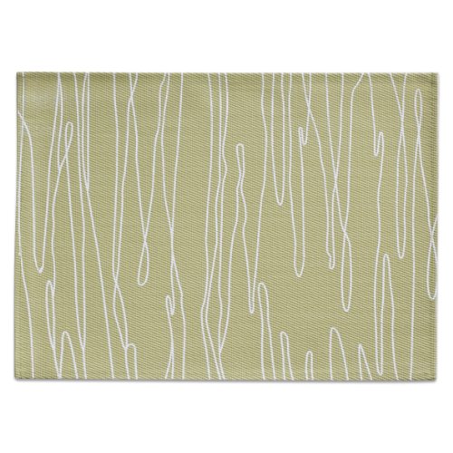 Zeller 26892 Platzset \"Line\", PVC/Polyester, 4-er Set 45 x 33 cm, gr&uuml;n Preisvergleich