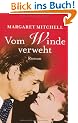 Vom Winde verweht: Roman
